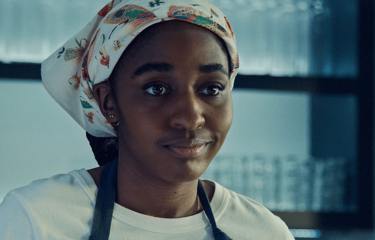Ayo Edebiri as Sydney Adamu in the comedy-drama series The Bear season 4. (Image via fxnetworks.com)